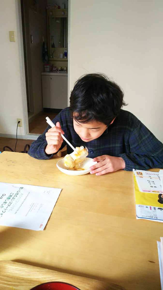 お昼ノンビリ中